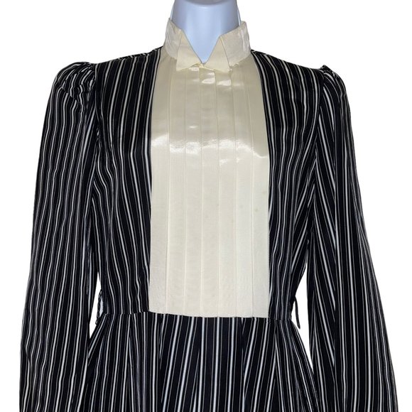 Vintage Nancy Bracoloni for Shangri La Dress Womens 5 6 Costume Goth Union 70s - Picture 2 of 12